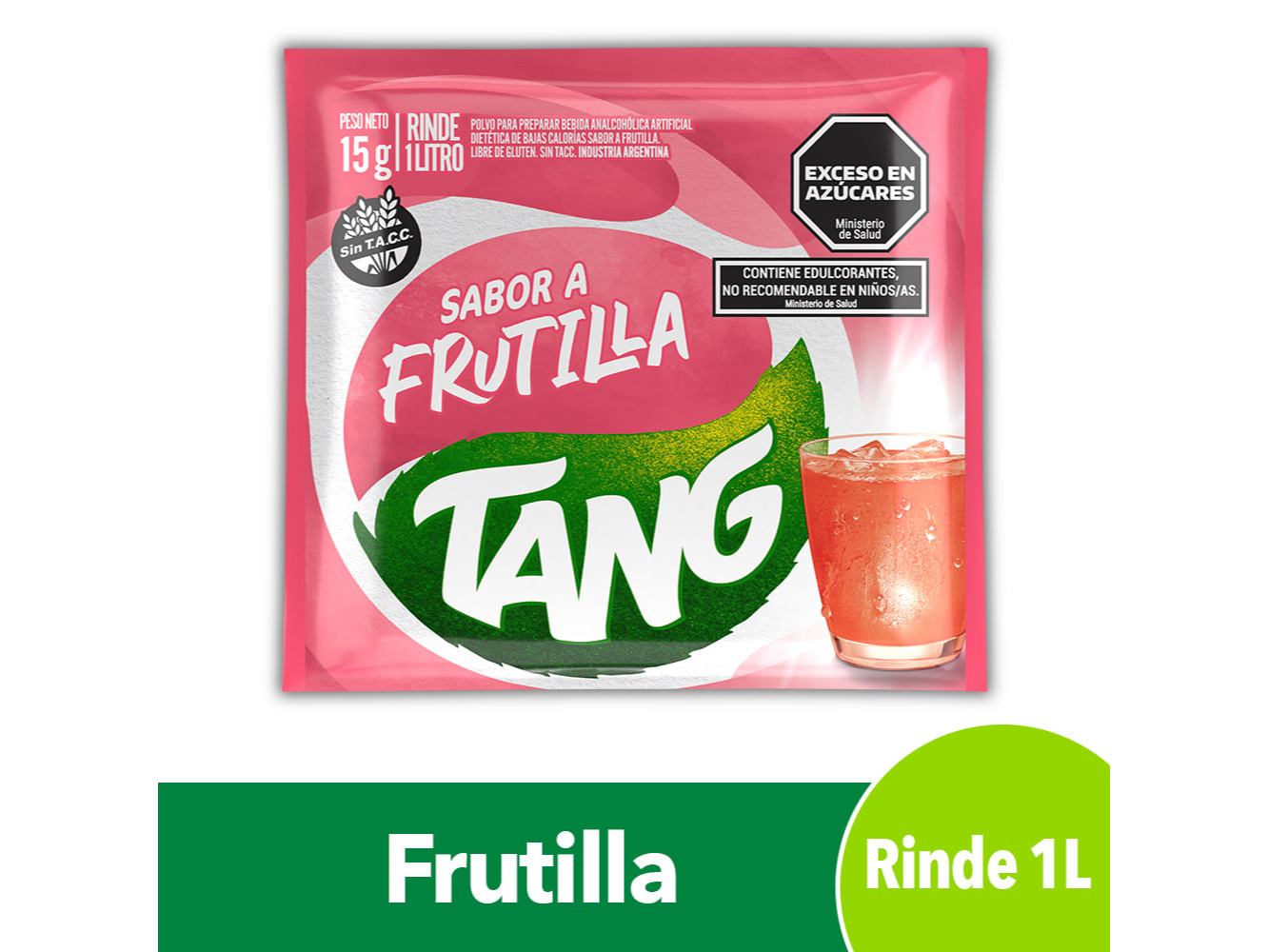 JUGO EN POLVO TANG SABOR FRUTILLA X 15 GR