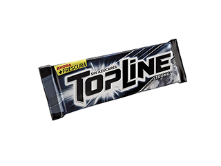 CHICLE TOP LINE STRONG PAQUETE X 20 UN