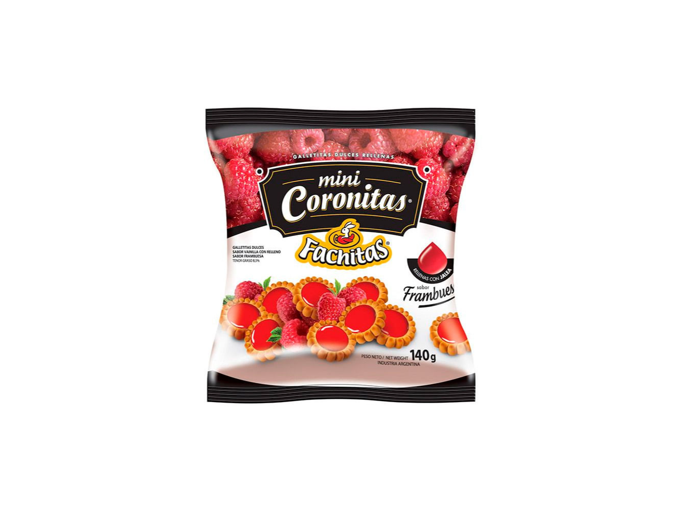 MINICORONITA FRAMBUESA 140G