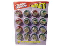 PALILLERO IMPACTO BOLSA DE 16 ESCARBADIENTES X 50