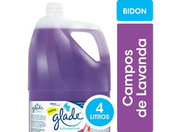 GLADE DESODORANTE DE PISO X 4LTS CAMPOS DE LAVANDA
