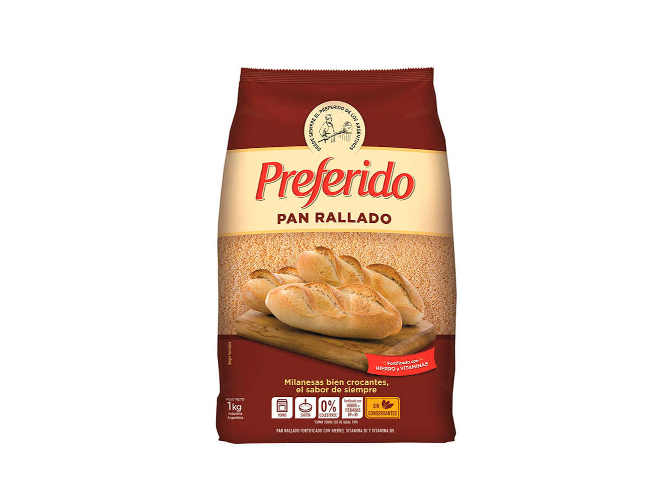PAN RALLADO POR 1 KG PREFERIDO