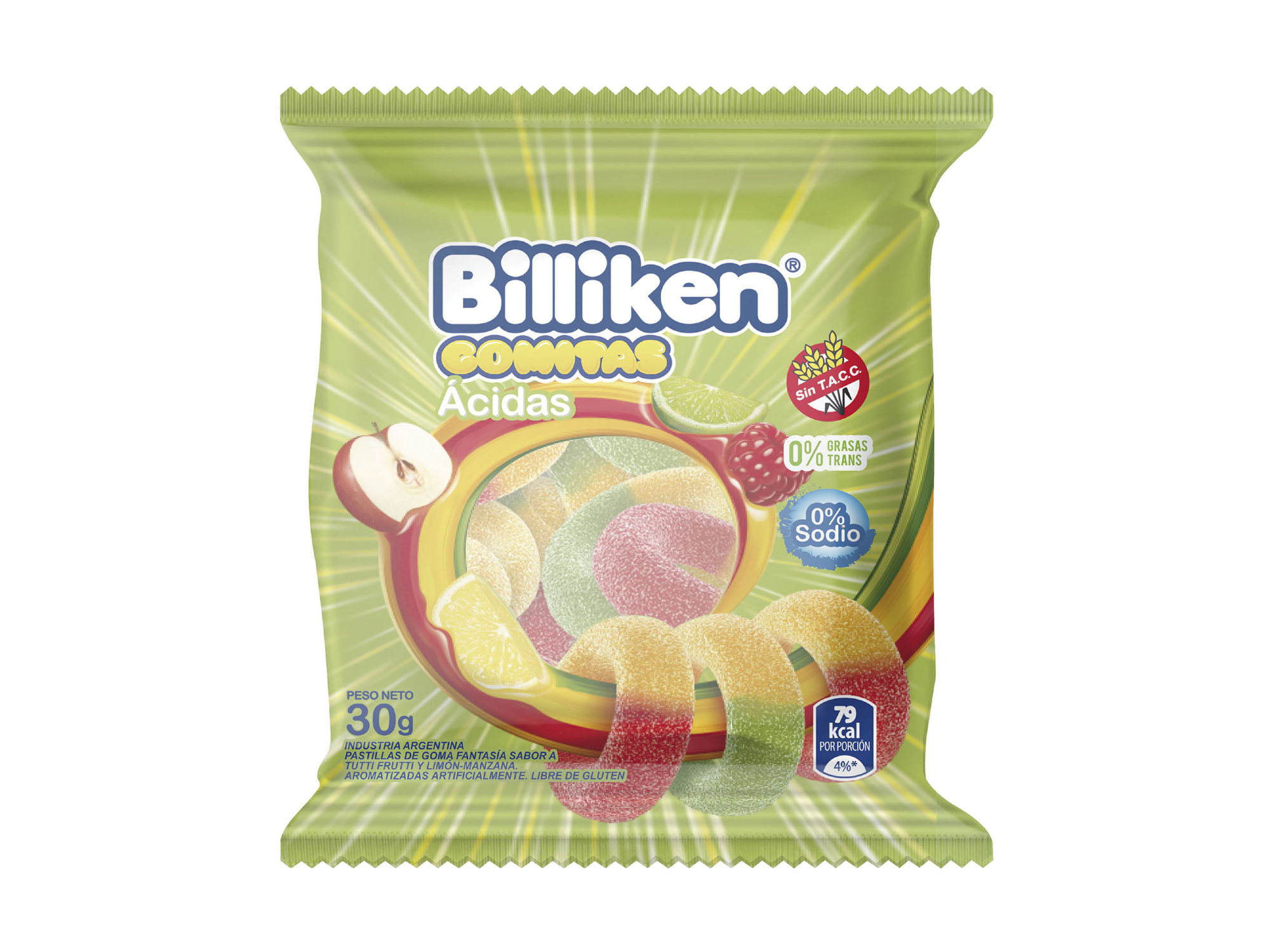 FRACCIONADO GOMITAS BILLIKEN ACIDAS X UNIDAD