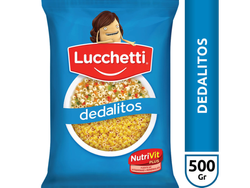 LUCCHETTI FIDEOS DEDALITOS 500G (BX15)