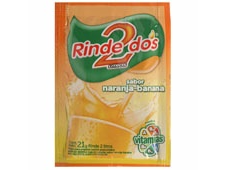 SOBRE RINDE DOS NARANJA BANANA X 12 GR