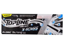 CHICLE TOP LINE SEVEN STRONG NEGRO (CX16)