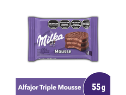 FRACCIONADO ALFAJOR MILKA MOUSSE X 55 (CJ36)