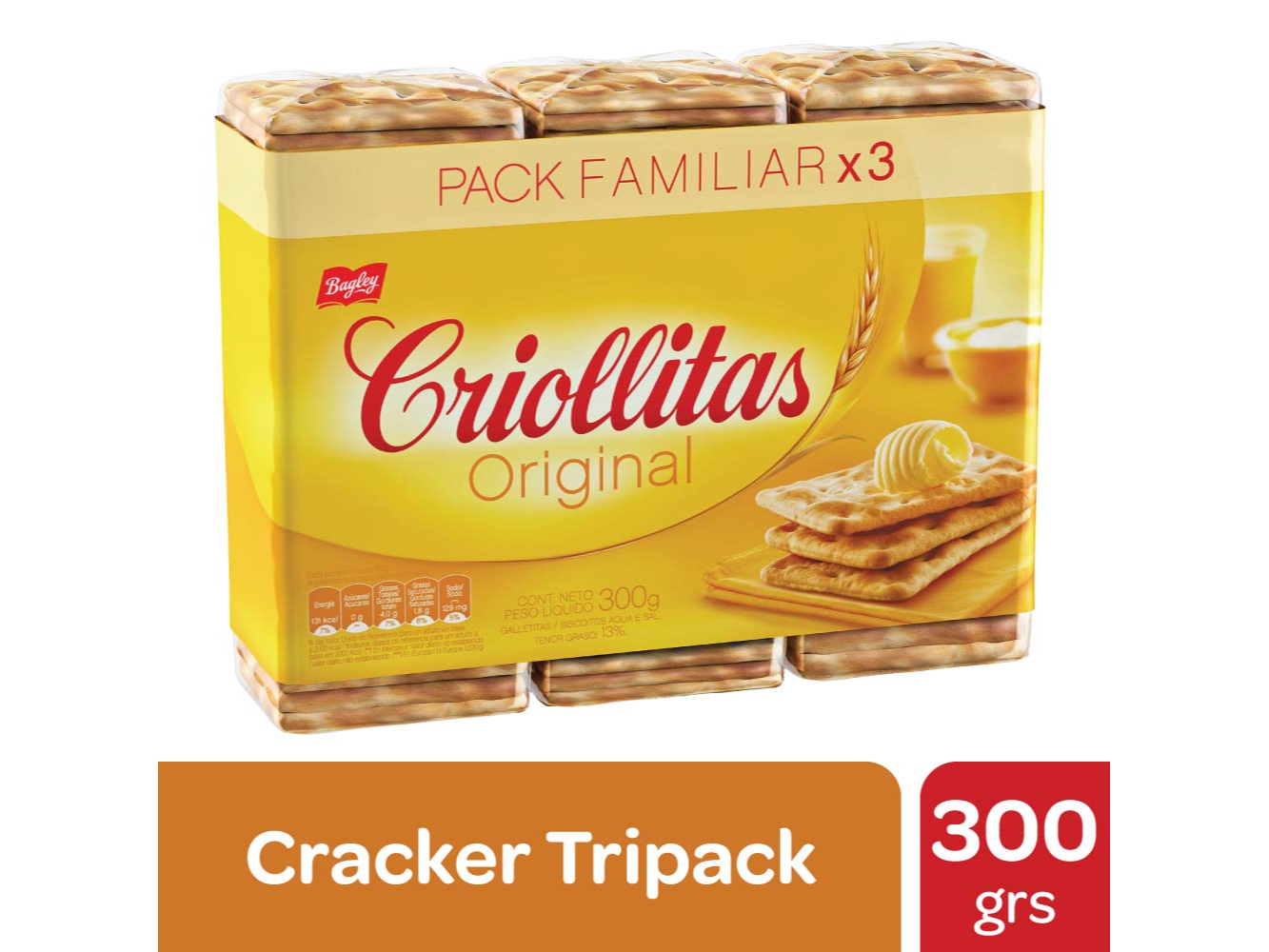 CRIOLLITAS TRIPACK X 300GR