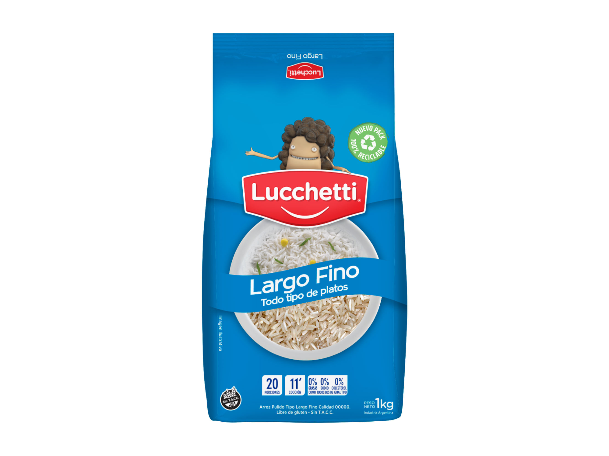 ARROZ LUCCHETTI LF X 1 KG (BX10)