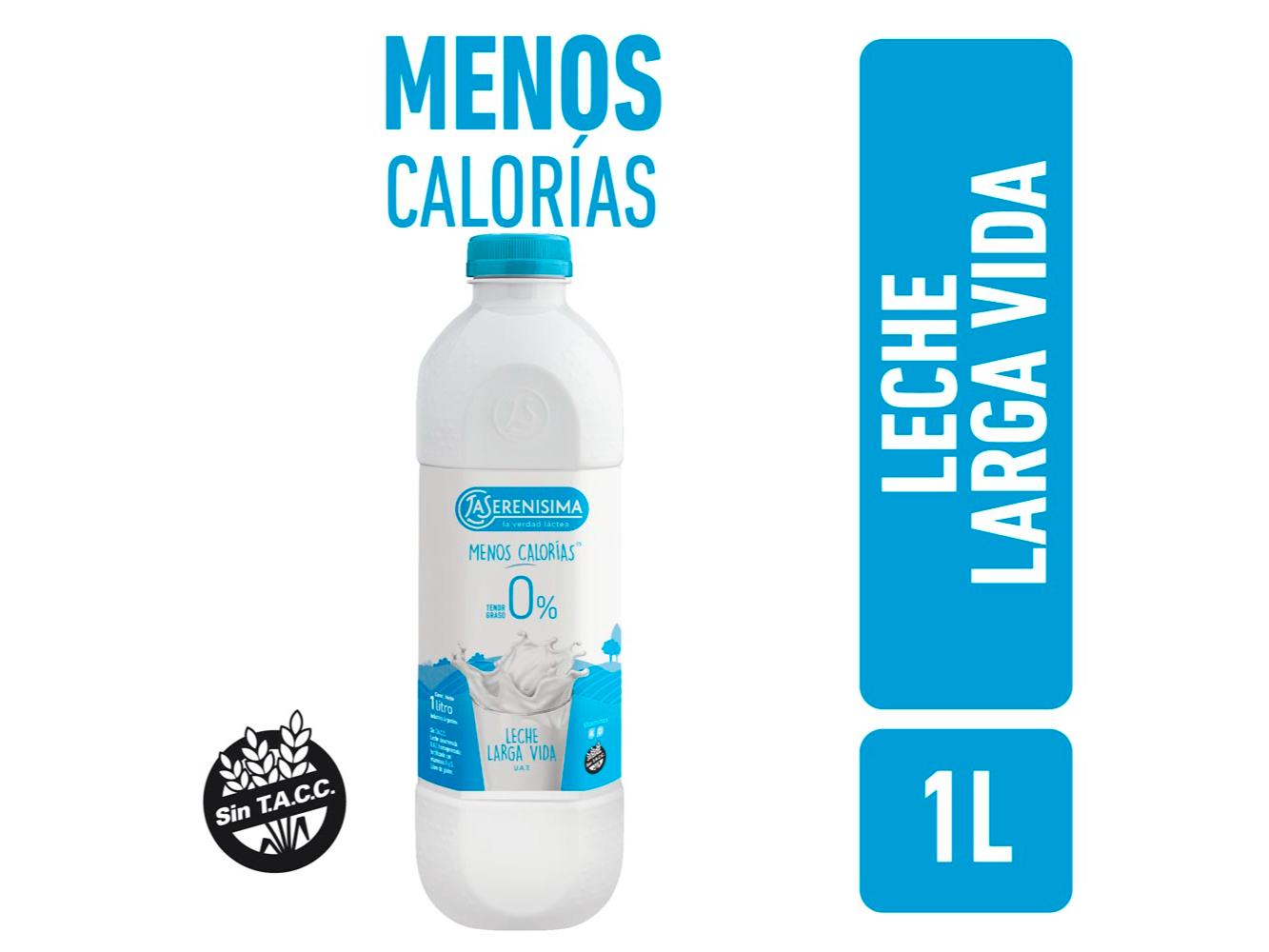 LECHE  BOTELLA LA SERENISIMA DESCREMADA 0%