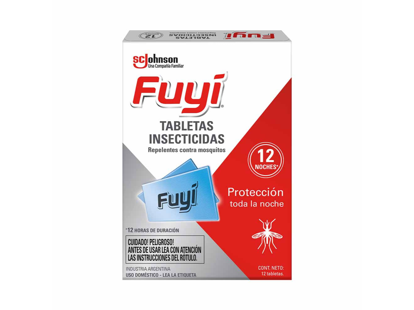 FUYI TABLETA INSECTICIDA X 12 UNIDADES
