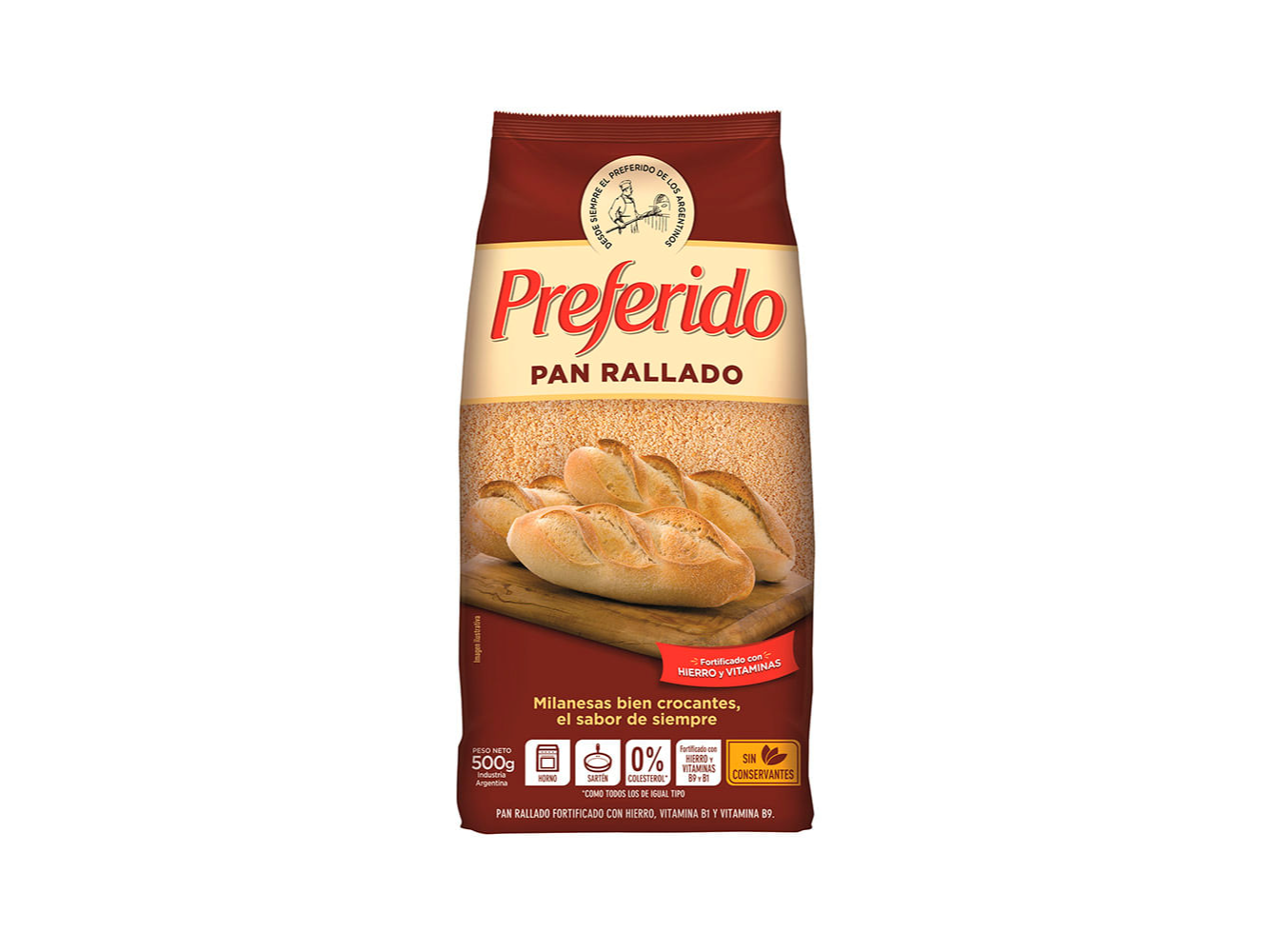 PAN RALLADO PREFERIDO X 500 GRS (B X15)