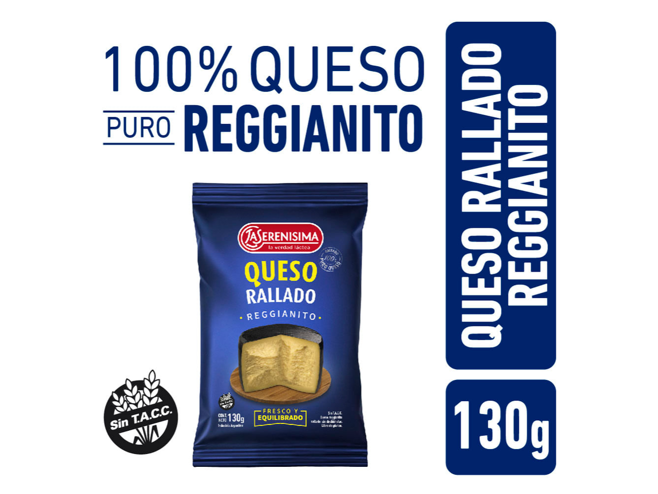 QUESO RALLADO LA SERENISIMA X 130 GR