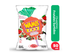CHUPETINES LIPO WAMIS FRUTA BOLSA X 50 CHUPETINES