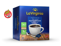 CAFE LA VIRGINIA TORRADO X 20 SAQUITOS