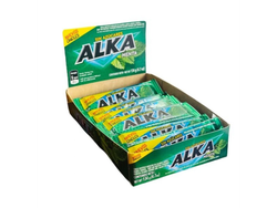 CHICLE ALKA SABOR MENTA PAQUETE X 20U.
