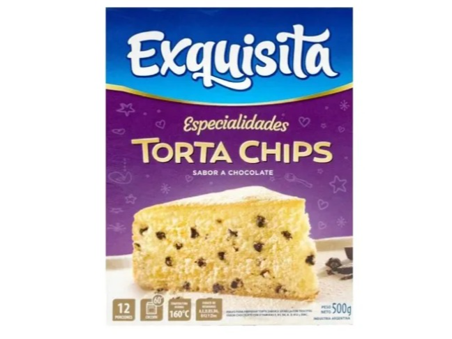 BIZCOCHUELO EXQUISITA VAINILLA CON CHIPS DE CHOCOLATE