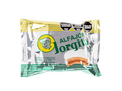 FRACCIONADO ALFAJOR BLANCO JORGITO X 50 GR (24XC)