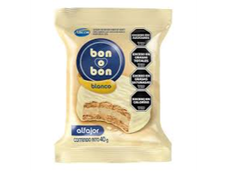 FRACCIONADO ALFAJOR BON O BON BLANCO SIMPLE