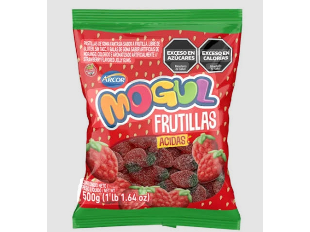 MOGUL FRUTILLAS ACIDAS X500GR
