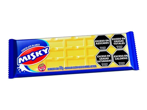 CHOCOLATE BLANCO MISKY X 50 GR (GRANDE)