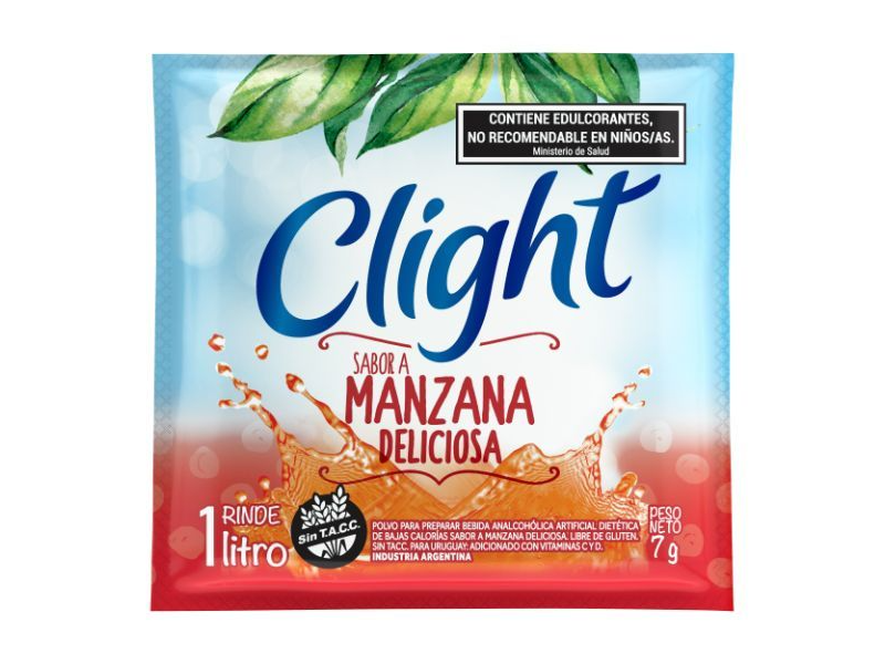 SOBRE CLIGHT MANZANA DELICIOSA X 8 GR
