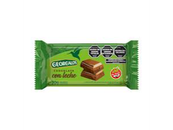 CHOCOLATE CON LECHE GEORGALOS X 30GR X UNIDAD
