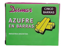 AZUFRE EN BARRITA DISMAR CAJITA X 5 (BTO X 20X5)