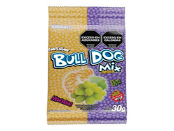 FRACCIONADO PASTILLAS BULL DOG SABOR MANDARINA UVA