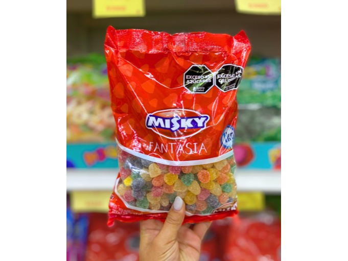 MISKY GOMITA FANTASIA TRIANGULITO COLORES 1KG