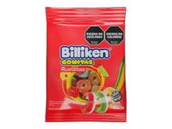 FRACCIONADO GOMITAS BILLIKEN RUEDITAS X UNIDAD