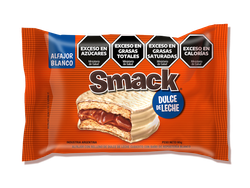 ALFAJOR SMACK DULCE DE LECHE BLANCO (CX24)