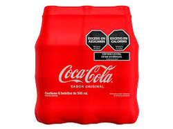 COCA COLA ORIGINAL 500 ML (PACK X 6)