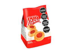 GALLETITAS PEPAS TRIO 500 GR PAQUETE ROJO (10XC)
