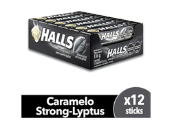 CARAMELOS HALLS MENTA EXTRAFUERTE PACK X 12 CARAME