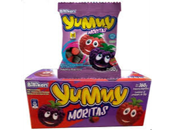 FRACCIONADO GOMITAS YUMMY MORAS X UNIDAD