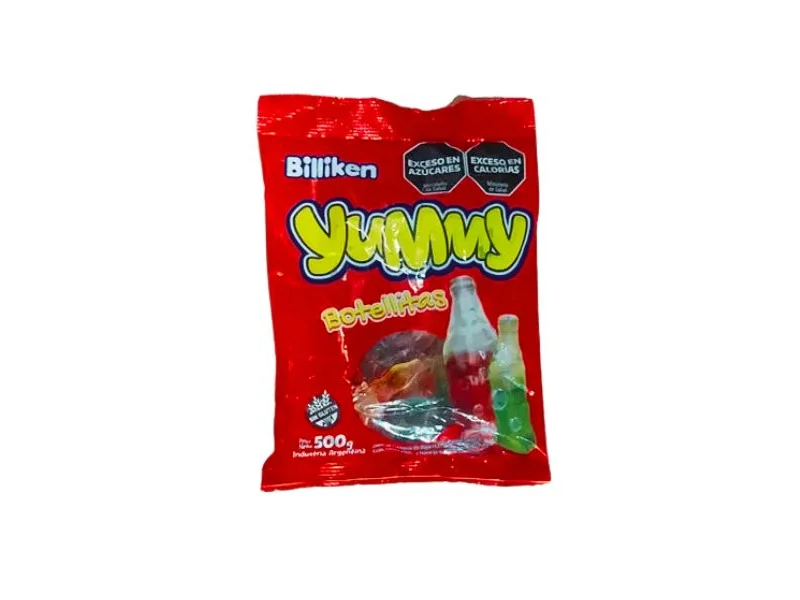 YUMMY BOTELLITAS GOMITAS X 500 GR