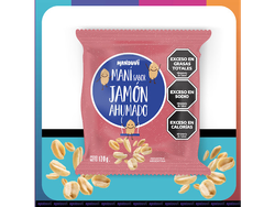 MANI SALADO MANDUVI SABOR JAMON AHUMADO X 120GR