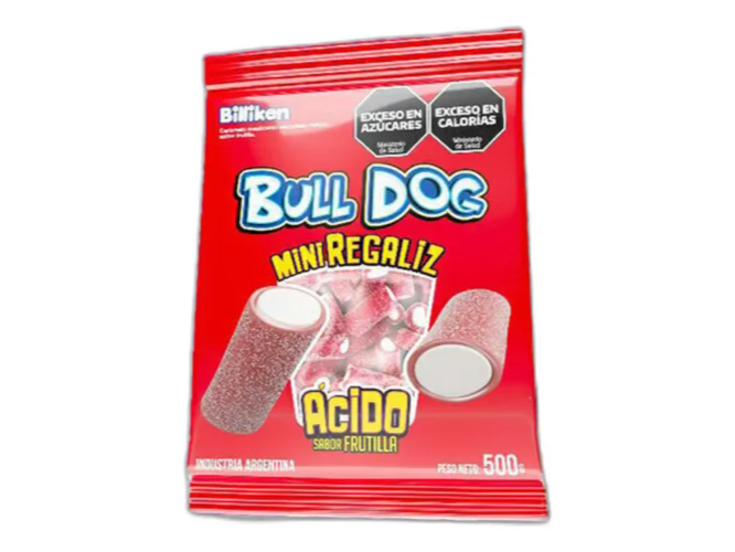 BILLIKEN MINI REGALIZ X 500G SABOR FRUTILLA