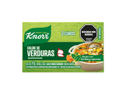 KNORR CALDO VERDURAS X 2 UN