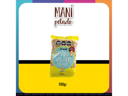 MANI SALADO PELADO MANDUVI X 500 GR