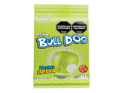 FRACCIONADO PASTILLAS BULL DOG SABOR MANZANA