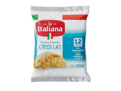 TAPAS PARA EMPANADAS CRIOLLAS LA ITALIANA ( 12 TAPAS )