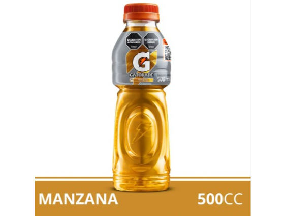 GATORADE DE MANZANA 500CC
