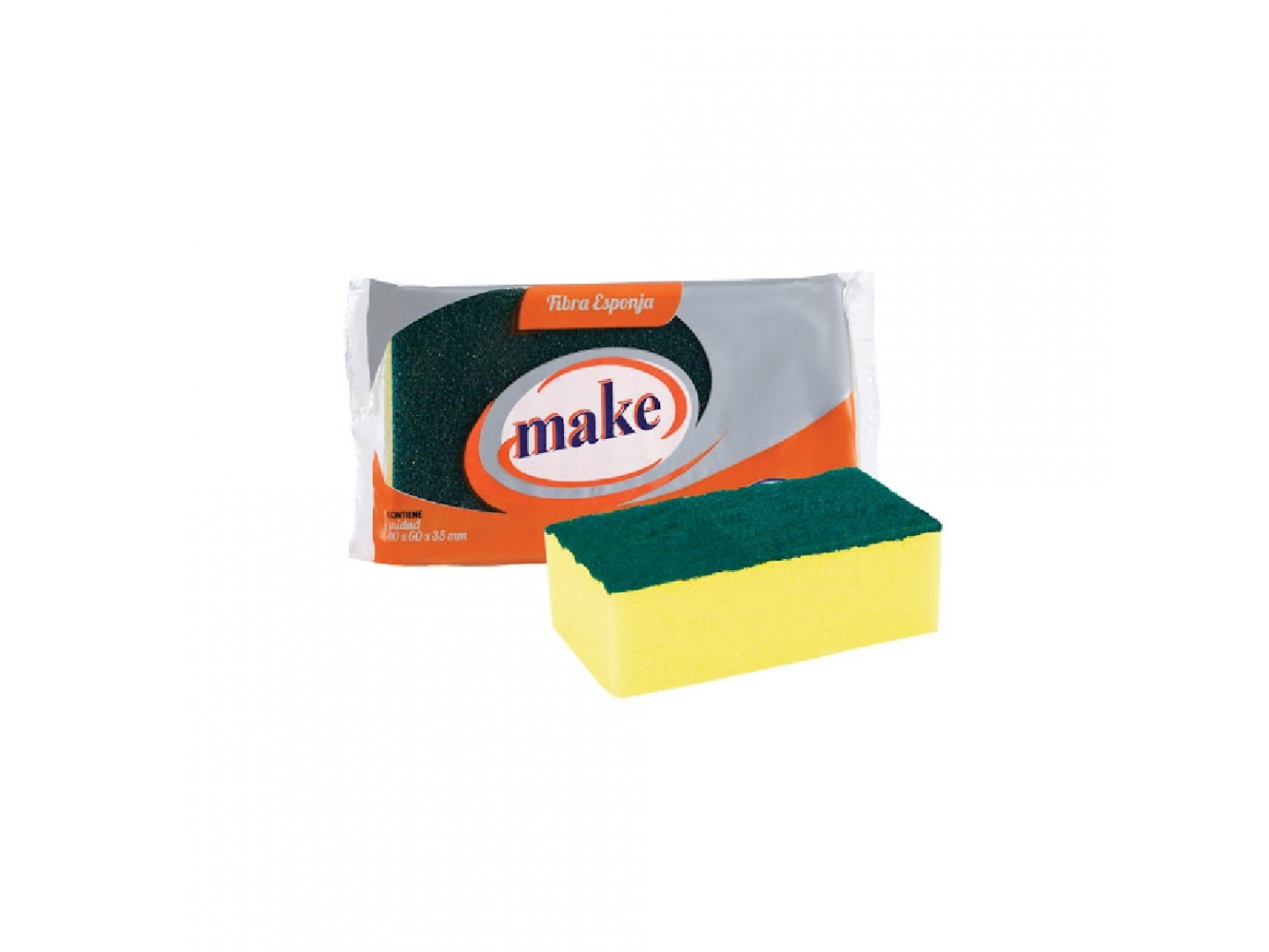 ESPONJA LISA MAKE PAQUETE X 12 UN