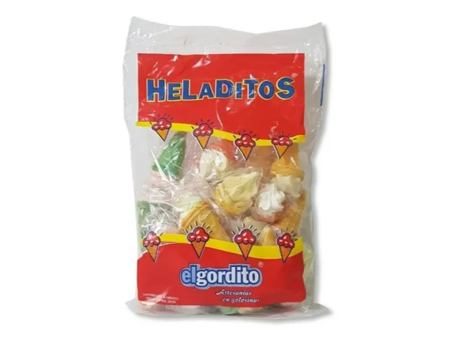 HELADITO EL GORDITO PAQUETE X 25 UNIDADES