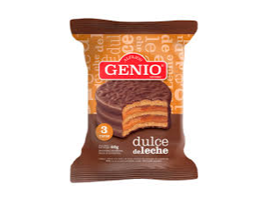 ALFAJOR GENIO DULCE DE LECHE (BX24)