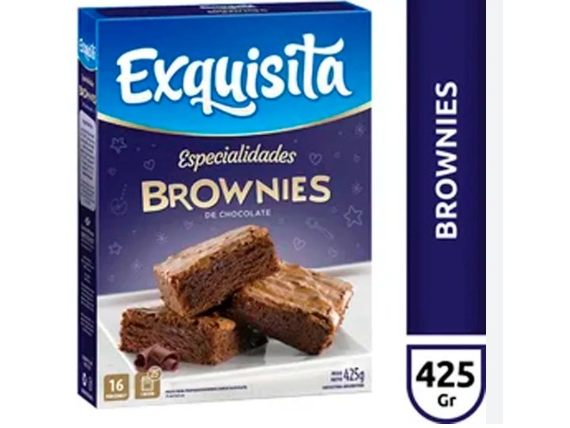 EXQUISITA BROWNIES DE CHOCOLATE