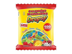 CARAMELOS MASTICAB DROPSY LENGUA FRUTA 500G (CX12)