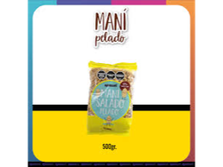 MANI SALADO PELADO MANDUVI X 500 GR